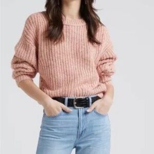 Jcrew / Point Sur Women's Blush Chunky Knit